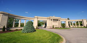 Entrance at Mount Hope Cemetery and Mausoleum