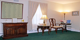 Sitting area at Lindquist Funeral Home