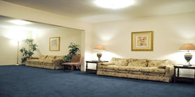 Sitting area at Goodbody Mortuary