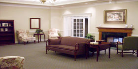 Lobby at Spadaccino and Leo P. Gallagher & Son Community Funeral Home