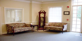Lobby at Spadaccino and Leo P. Gallagher & Son Community Funeral Home