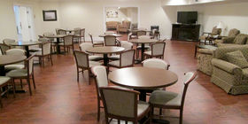 Reception room at Courtice Funeral Chapel
