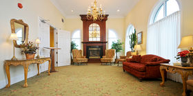 Sitting area at Courtice Funeral Chapel