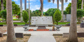 Cremation garden at Forest Lawn Memorial Gardens. 