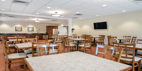 Reception room at Greenlawn Funeral Home