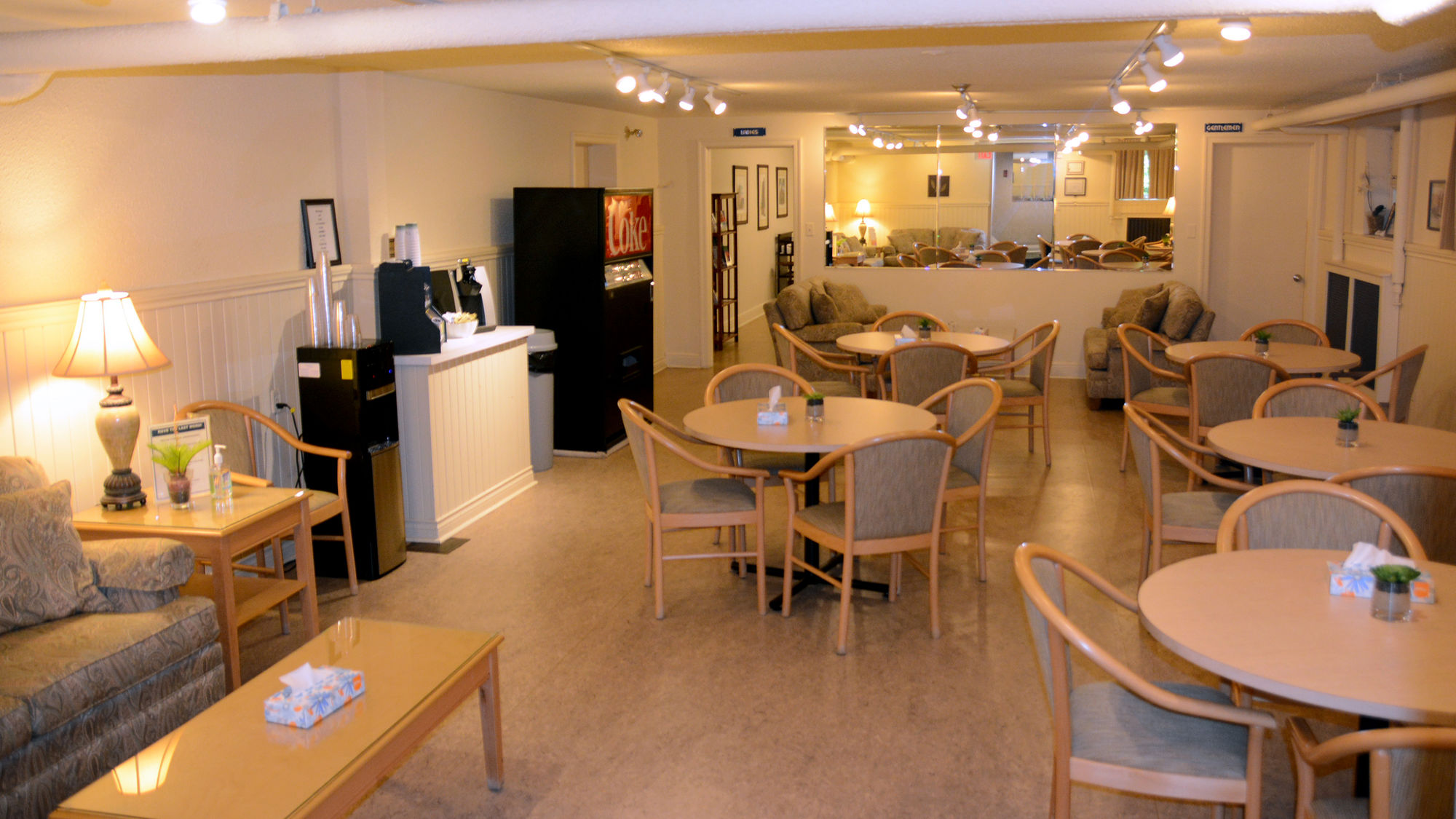 Reception room at Rosar-Morrison Funeral Home & Chapel