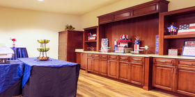 Reception room at Howard-Quattlebaum Funeral, Cremation and Event Center