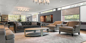 Lobby area at Dunbar Funeral Home - Devine Street Chapel