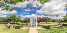 Veterans section at Laurel Land – Rose Hill Memorial Park and Funeral Home