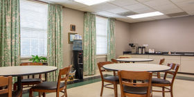 Reception room at H.M. Patterson & Son-Arlington Chapel