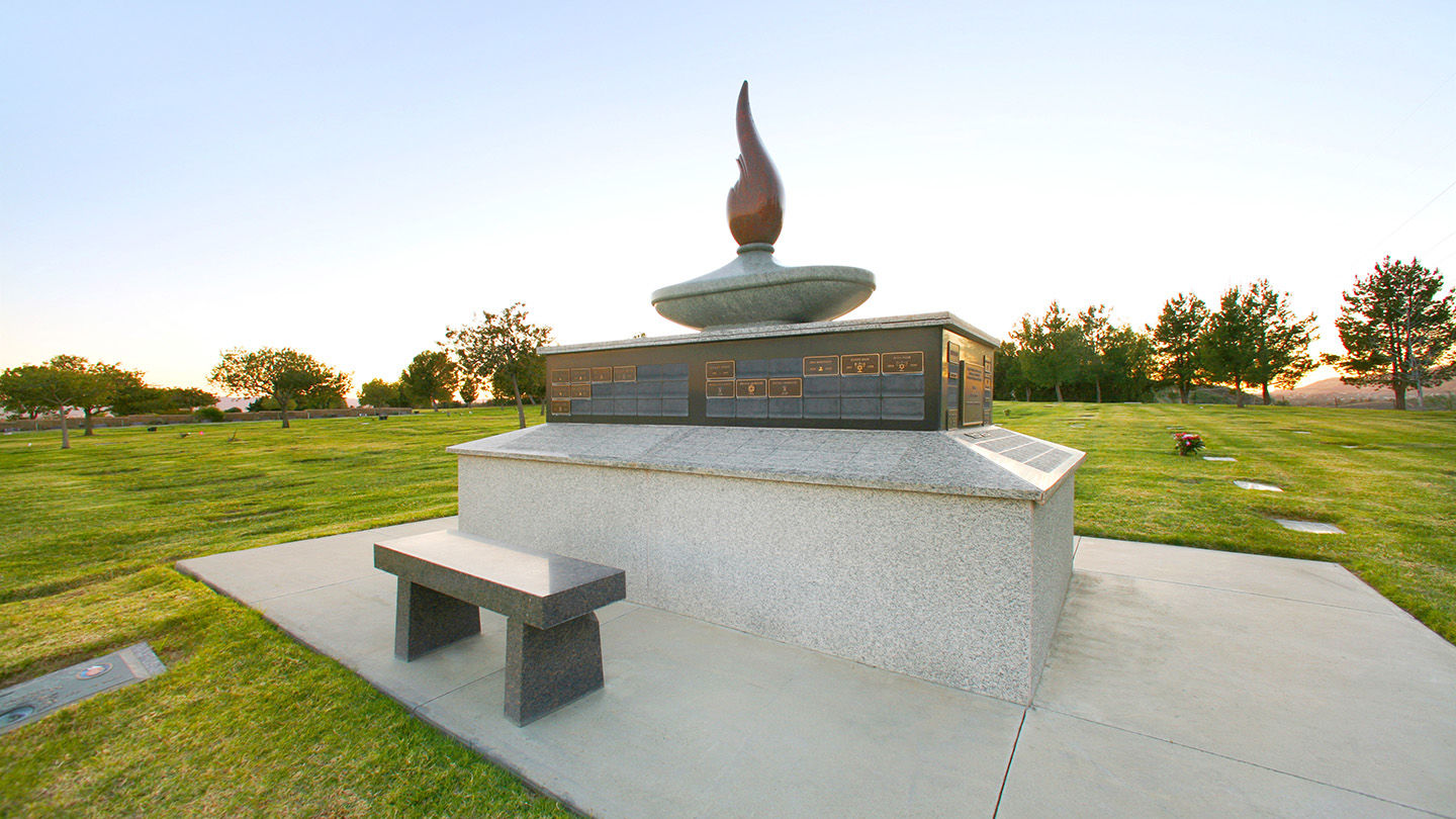 Statue Feature at Groman Eden Memorial Park
