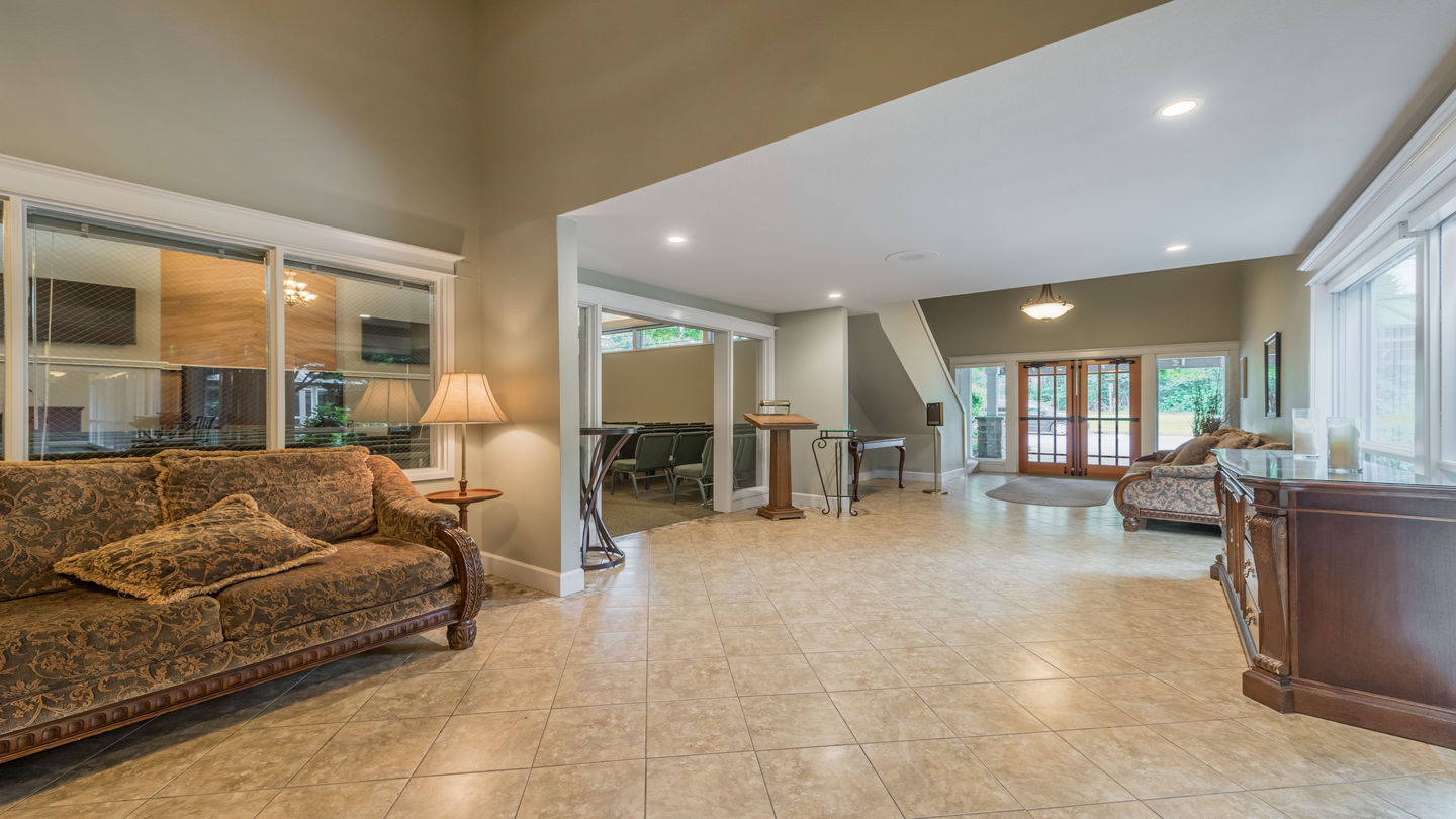 Chapel Lobby at Purdy and Walters at Floral Hills