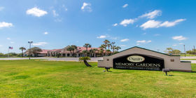 Signage at Memory Gardens Funeral Home