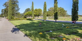 Cemetery Grounds at Funeraria Del Angel Rose Lawn & Rose Lawn Memorial Gardens