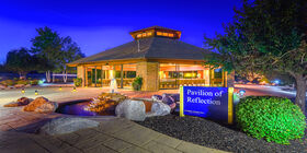 Pavilion of Reflection | Signature reception venue at Olinger Funeral, Cremation & Cemetery - Crown Hill