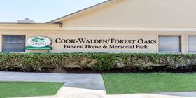 Signage at Cook-Walden/Forest Oaks Funeral Home and Memorial Park