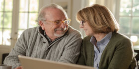 Couple at home pre-planning