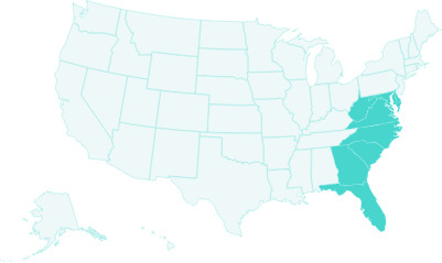 south atlantic region map