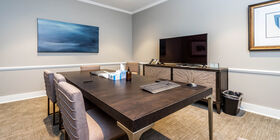 Arrangement room at Snow’s Memorial Chapel