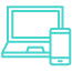 laptop and phone icon