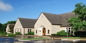 Funeral Home Exterior at Crown Hill Funeral Home and Cemetery