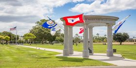 Veterans section at Harbor Lawn-Mt. Olive Memorial Park & Mortuary