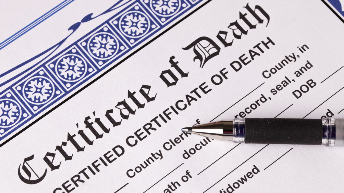 The role of a death certificate in your finances