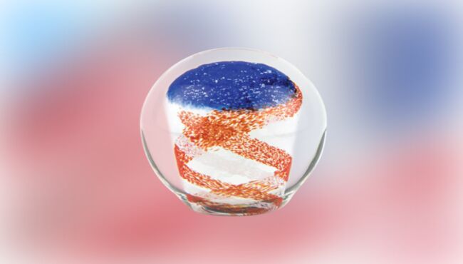 stars and stripes orb memory glass