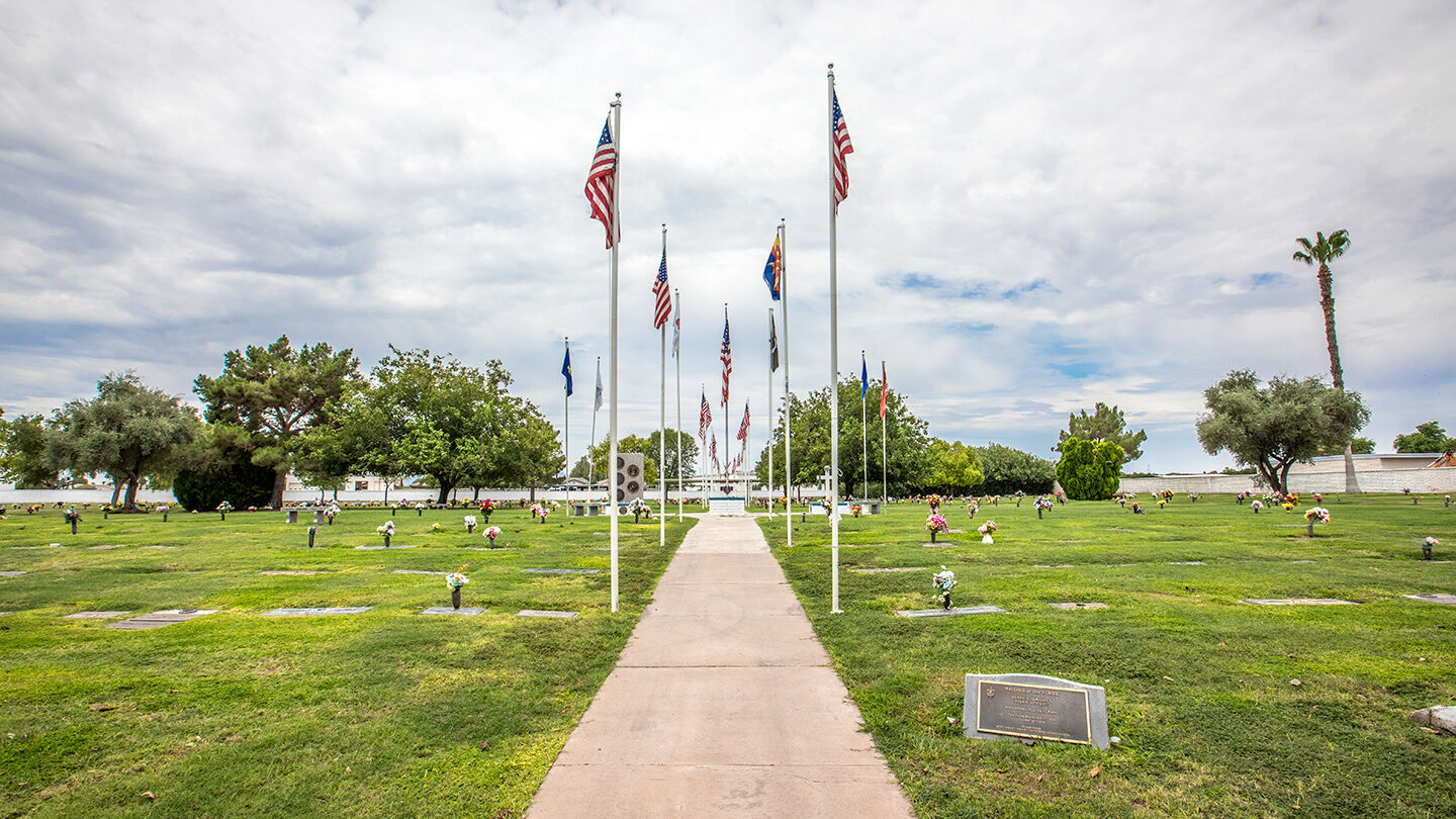 Community gardens at Sunland Memorial Park, Mortuary & Cremation Center