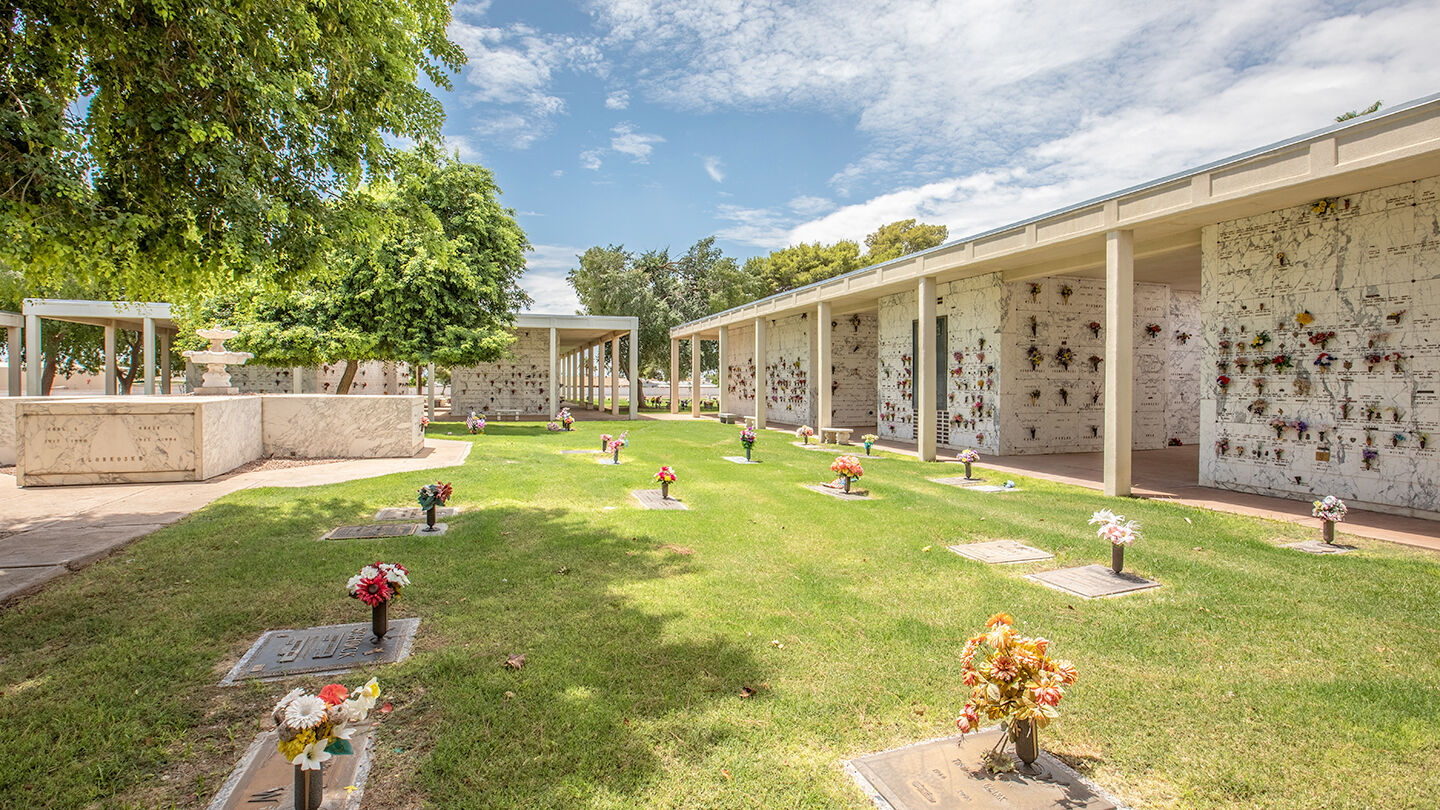 Community gardens at Sunland Memorial Park, Mortuary & Cremation Center
