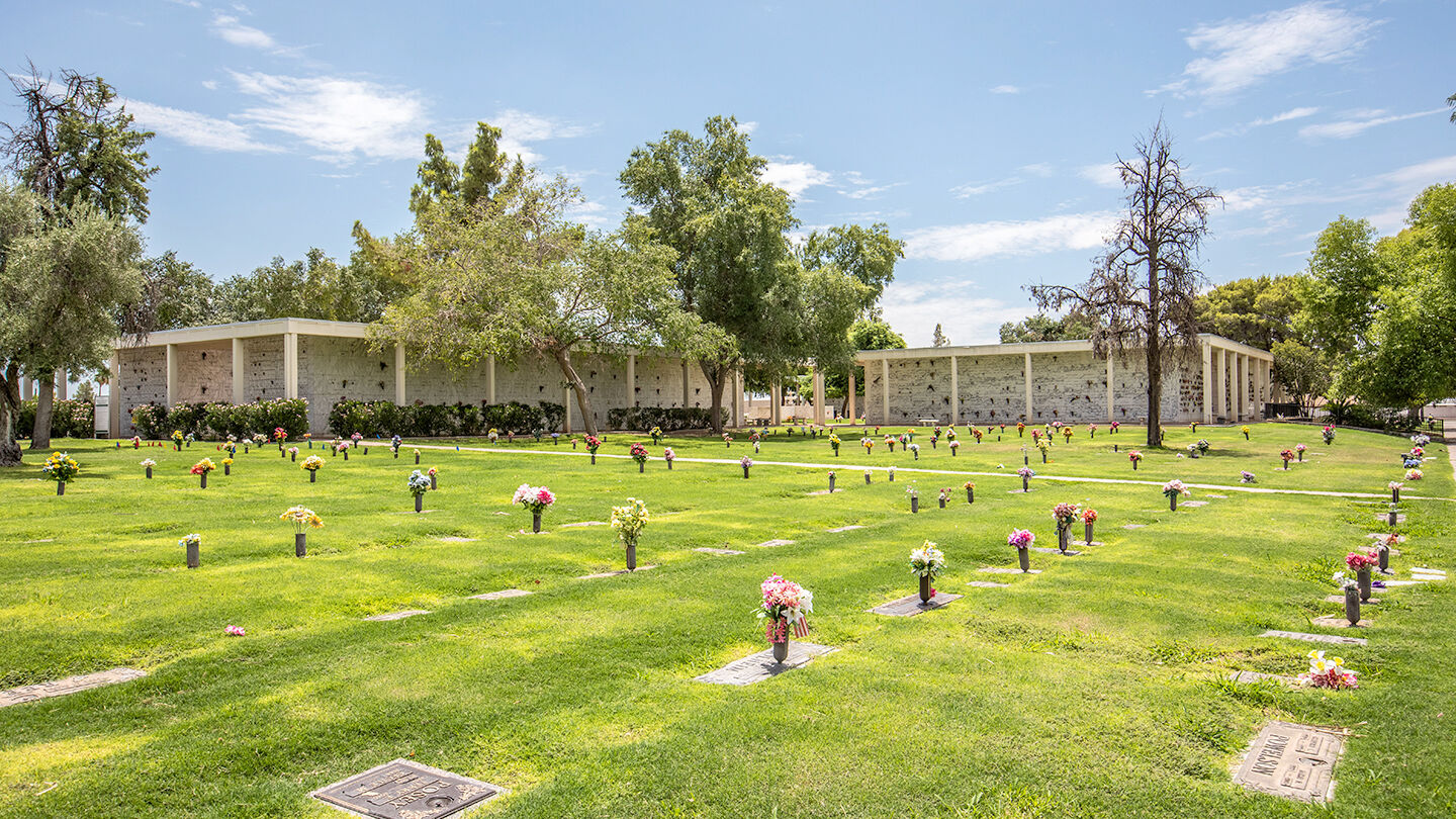 Community gardens at Sunland Memorial Park, Mortuary & Cremation Center