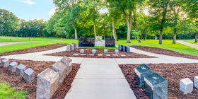 Cremation garden at Davison-Fulton Woodland Chapel & Parkview Cemetery