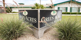 Signage at Green Acres Glendale Mortuary