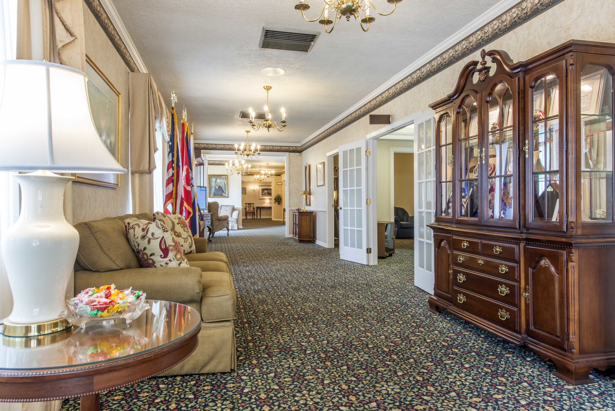 Lobby at H.P. Brandt Funeral Home Inc.