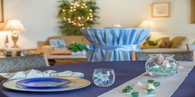 Reception room at Beardsley-Mitchell Funeral Home