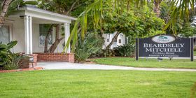 Signage at Beardsley-Mitchell Funeral Home