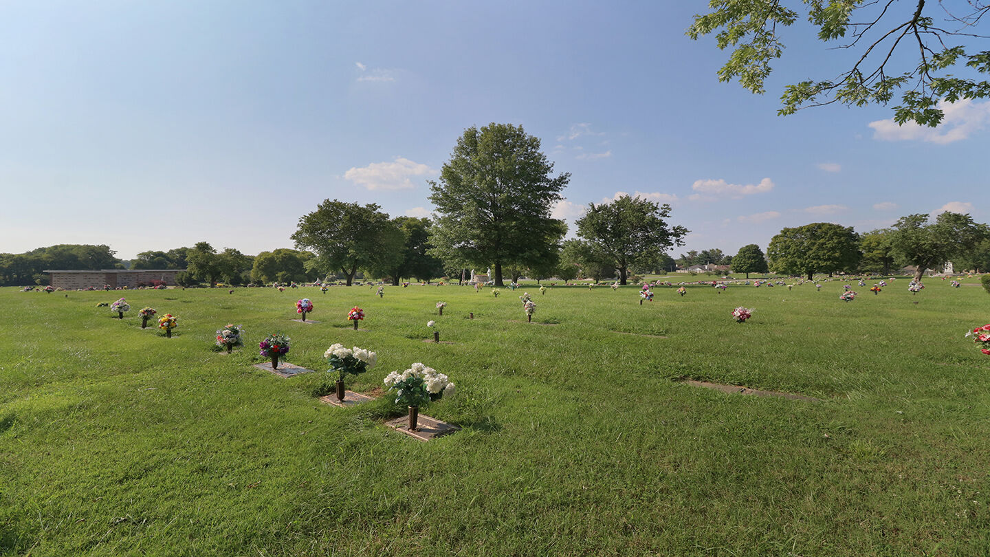 Cemetery grounds at Hermitage Funeral Home & Memorial Gardens