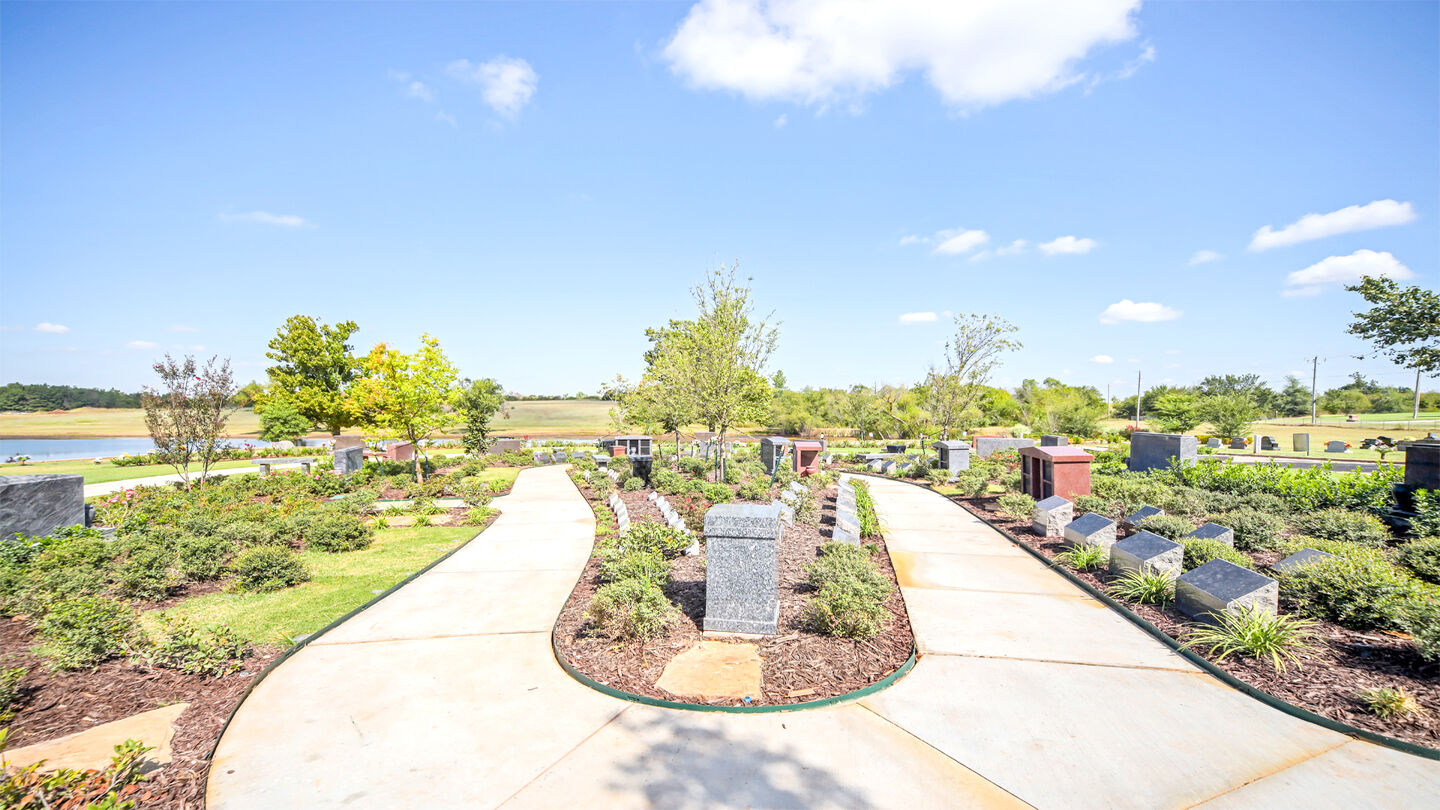 Cremation gardens at Primrose Funeral Service & Sunset Memorial Park Cemetery
