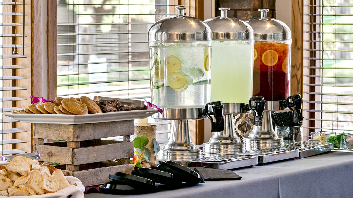 Catering display at Crist Mortuary & Cremation & Mountain View Memorial Park