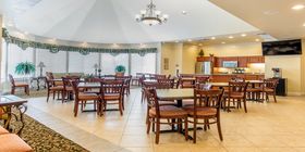 Reception room at Oehler Funeral Home, Des Plaines
