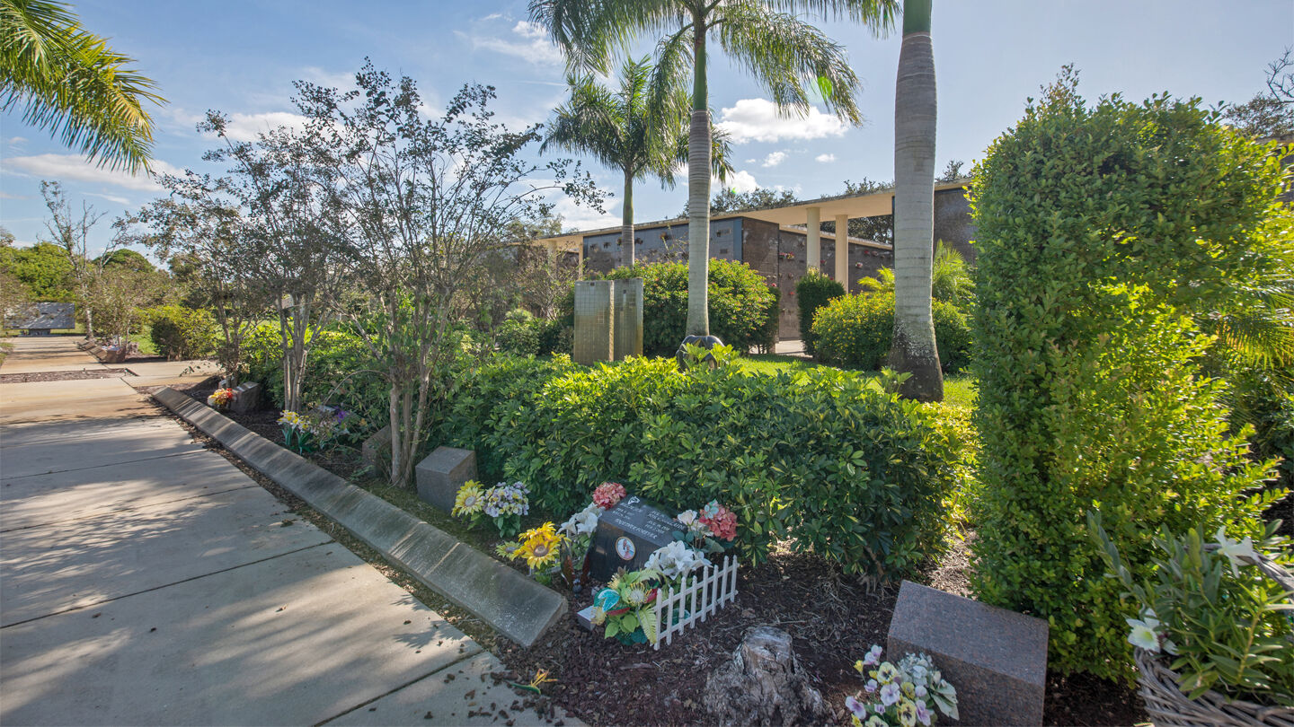 Cremation garden at Brevard Memorial Funeral Home & Park