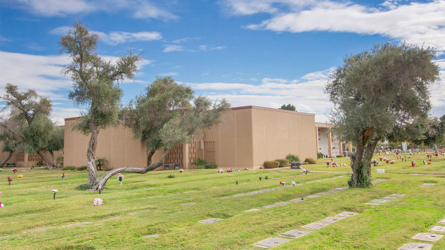 Cemetery grounds at Johnson Mortuary & Desert Lawn Memorial Park