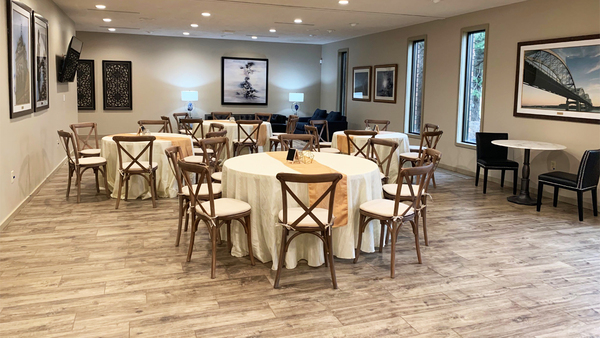 reception area at Cunnick-Collins Life Celebration Center