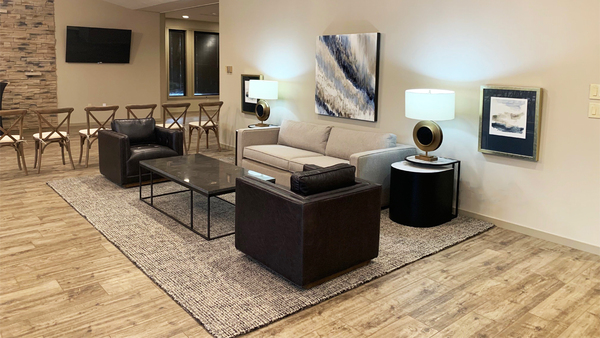 Sitting area at Cunnick-Collins Life Celebration Center