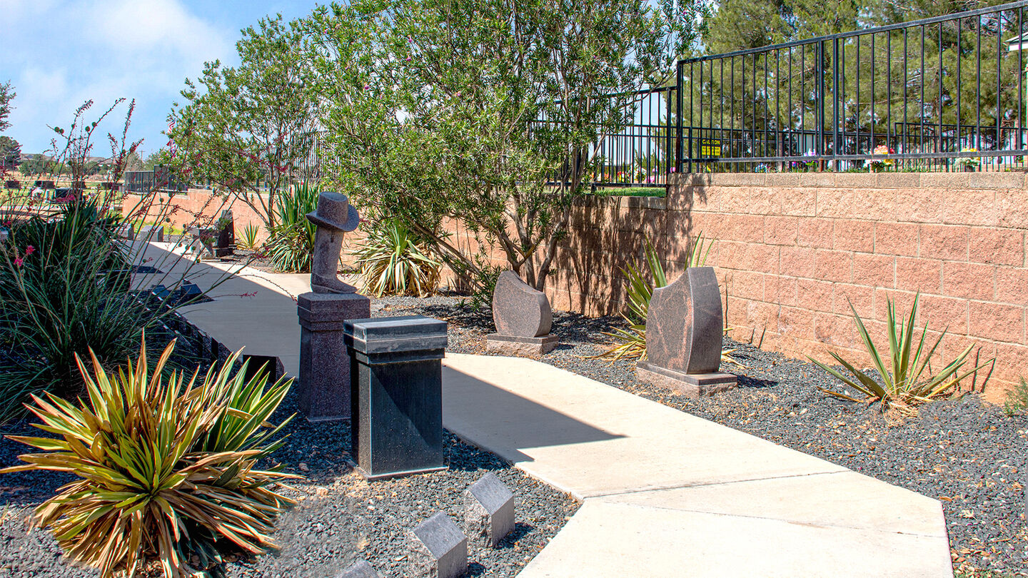 Cremation garden at Ellis Resthaven Funeral Home and Memorial Park