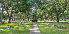 Cemetery grounds at Greenlawn Memorial Park