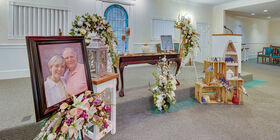 Standard reception venue at Morgan Funeral Chapel & Crematory