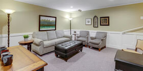 Sitting area at Kubiak-Cook Funeral Services – Wayland Chapel