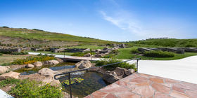 Cemetery grounds at El Camino Memorial Park