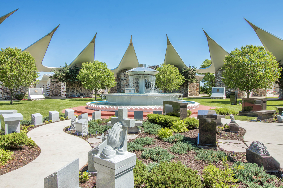 Cremation garden at Wisconsin Memorial Park 
